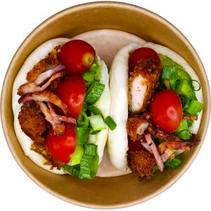 Pokeful Crispy Chicken Bao Bun Pokeful Crispy Chicken Bao Bun