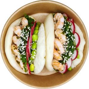 Pokeful Shrimp Bao Bun Pokeful Shrimp Bao Bun