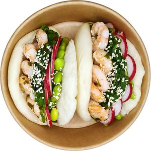 Pokeful Shrimp Bao Bun