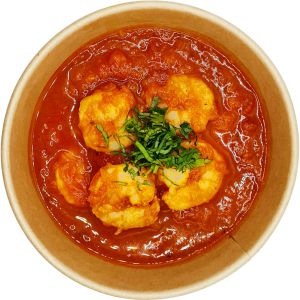 Shrimp, Tomato, Sweet Potato & Coriander Soup Shrimp, Tomato, Sweet Potato & Coriander Soup Supa de creveti cu rosii, cartofi dulci si coriandru