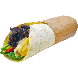 Sticky Pork Wrap Pokeful Sticky Pork Wrap